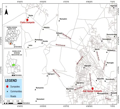 Fig. 1. Map of study area 