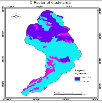 Table 6. Extent of soil erosion risk in nun watershed 