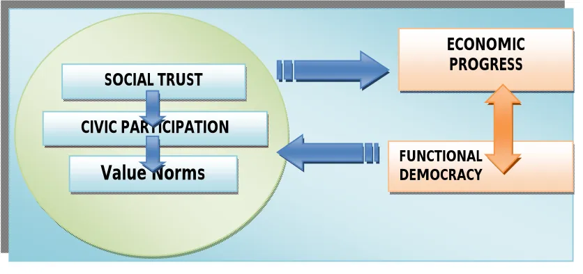 Figure 1: Summary Scheme of the Theoretical Treatment of Social Capital and its Components 