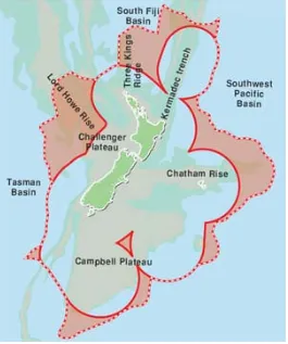 Figure 3. New Zealand's Continental Shelf 