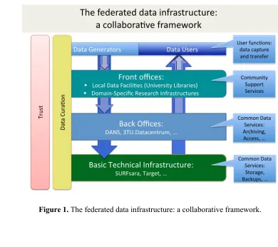 Figure 1. The federated data infrastructure: a collaborative framework.