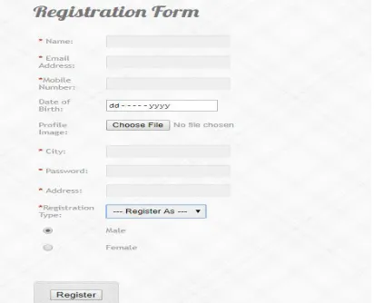 Figure 8.16 Account login 
