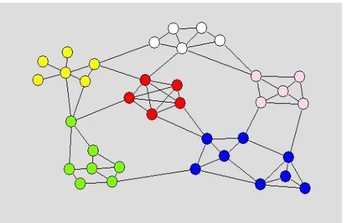 Figure 4.2. Louvain community detection method 