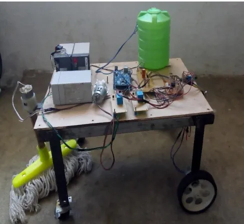 Figure. 1.5 Top view of Stain Quashing Rover 