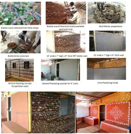Figure 4: Construction of PET Bottle Workshop, Bamboo 