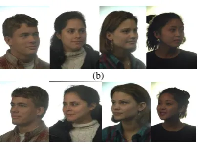 Figure 2:(c)  Dataset of FERET database a) face images with frontal pose b) face images turned to left c) face images turned to right