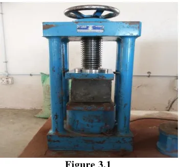 Figure 3.1 load is applied until failure of the cylinder along 