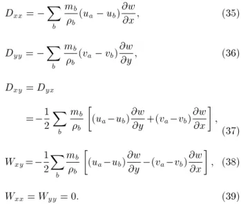 Figure 1. Position of free surface particles.