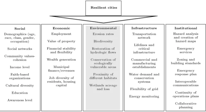 Figure 3. Urban resilience framework.