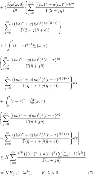 Figure 2. Approximate solution of Eq. (82) where x 2 [0; 1],  = 1, a 2 = 9 and b 2 = 4.