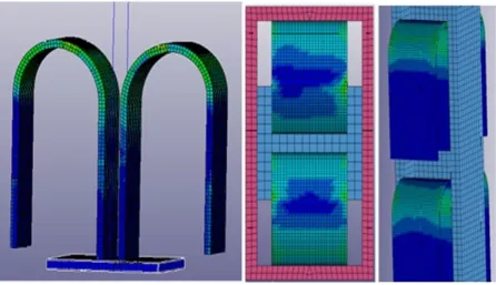 Figure 11: Load(kN)- displacement (mm) curve of Specimen 2 