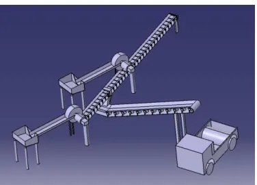 Fig. 1 Layout of Modified Chipper house 