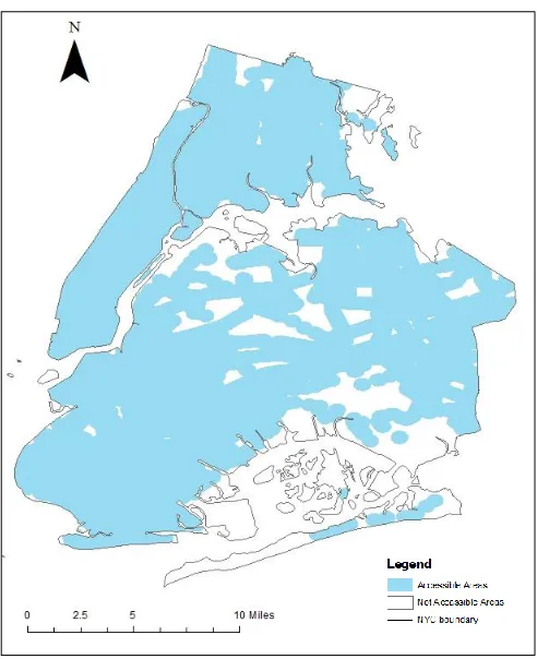 Figure 4.2 Public Transit Accessible Areas 