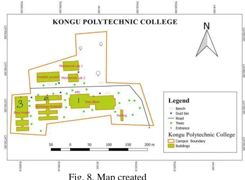 Fig. 8. Map created 