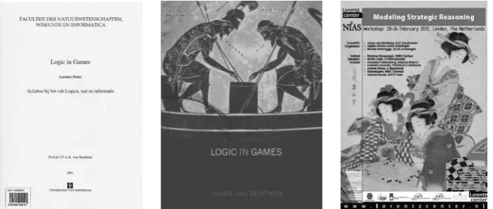 Figure 10 Lecture notes and a monograph by the author on logic in games and a workshop on logics for strategic reasoning.