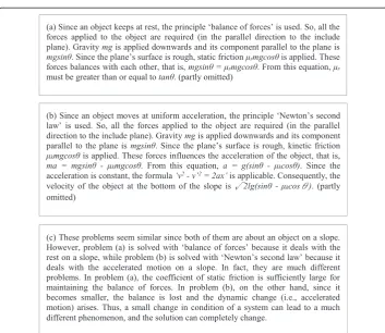 Fig. 2 Examples of generated explanation