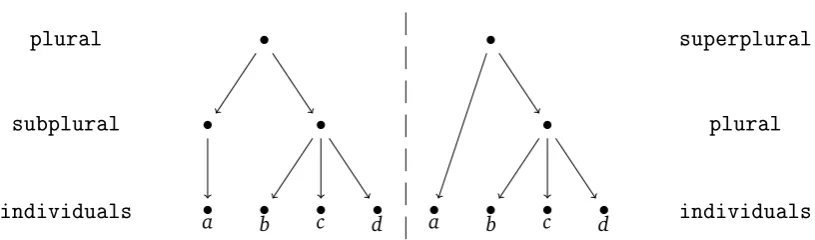 Figure 2.5: comparing the hierarchies (left: S, right: P)