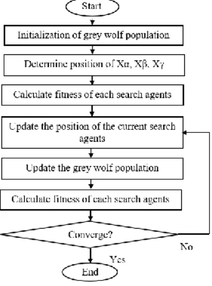 Figure 2. The system hierarchy of grey wolves 