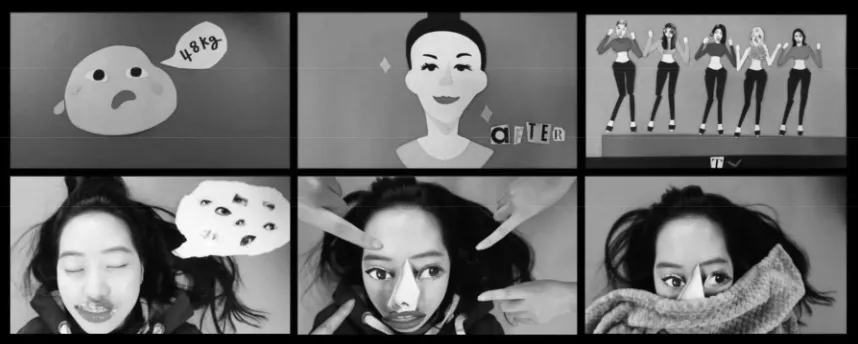 Figure 2.5 Selected frames from video by Group 4 