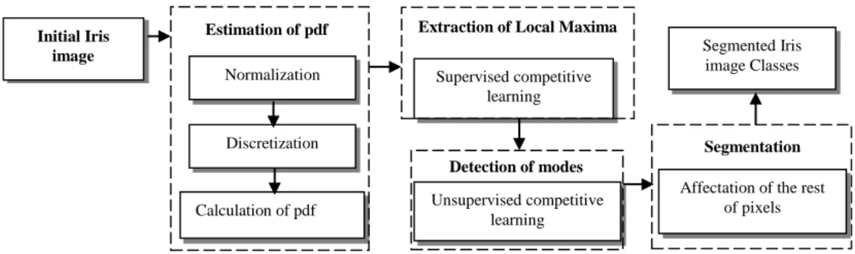 Figure 5. Architecture of the segmentation procedure 