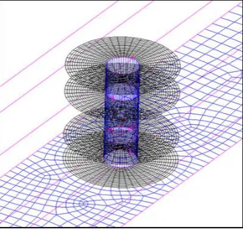 Fig 2: Numerical simulation of bridge piers 