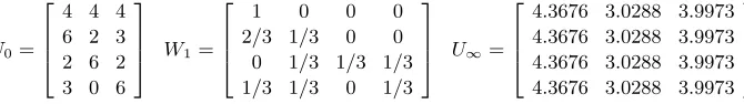 Table 2: Example with a unique Condorcet winner: the ﬁnal outcome may not