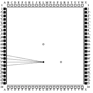 Figure 9: Delaunay triangulation with only White’s ownededges.