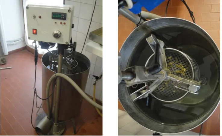 Figure 7. The electronic-controlled machine for aggregate stability analysis by wet sieving.