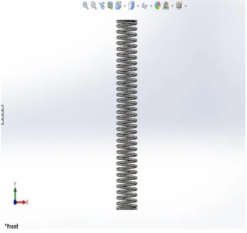 Fig 5.1 Carbon Steel Spring 