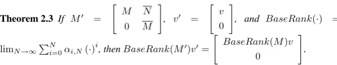 Table 1: Some properties of ranking schemes.
