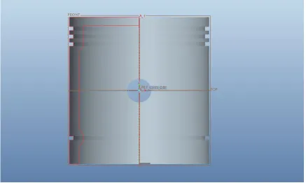 Fig 5.6 Optimized Piston Sketch Pro-E 3d 