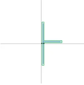 Figure 3: The region must intersect its standard part only in a small arc
