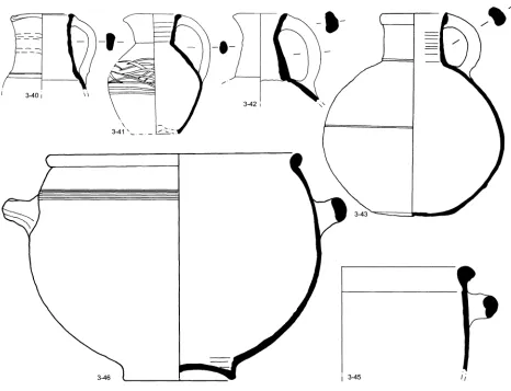 Figure 9. Assemblage 3, plain wares. Scale 1:4 