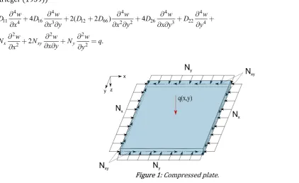 Figure 1: Compressed plate. 