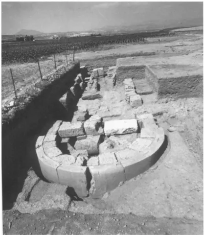 Figure  1. View  of  the  "Apsidal  Building"  from  the  east,  1968. 