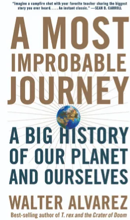 Fig. 7. Within the now well-established framework of big history, Alvarez organizes his version around a four-part narrative: Cosmos, Earth, Life, and Humanity