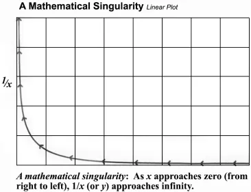 Fig. 2. A Mathematical Singularity Source: Kurzweil 2005: 23. 