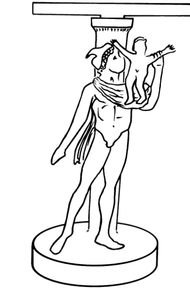Figure 6 (left). Rome, Vatican 2445, Ganymede and eagle table support. After Ridgway 1997, pl
