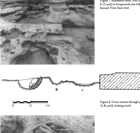 Figure 9. Pit A, detail of basins 