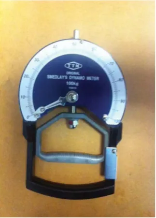 Figure 3 Hand grip dynamometer used in the study 