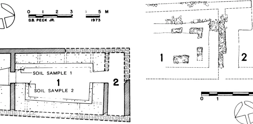 Figure 3 (above, right). Building N:21, plan of Phase 1 