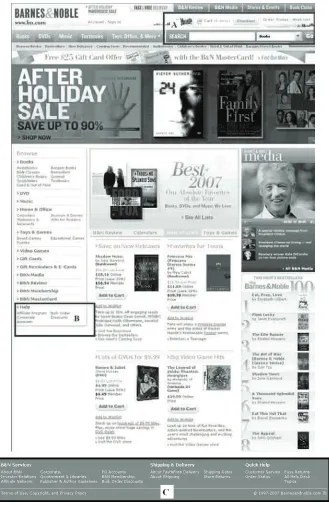 Figure 6.  Example of Trust Web Site with High-Quality Content and Layout 