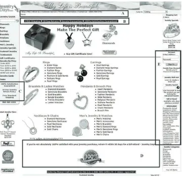 Figure 2.  Example of a Trust Web Site with High-Quality Content and Layout 