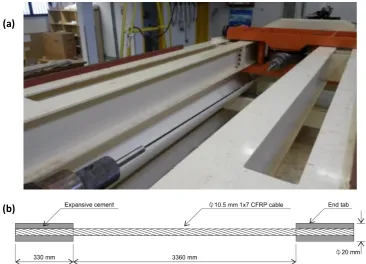 Figure 2: Rod halves assembly and dimensions for the  SFC  tests. 