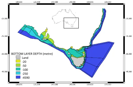 Figure 3-1. SEAP model area and spatial divisions.