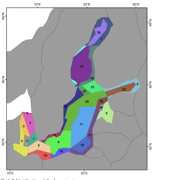 Fig 2. Baltic Atlantis spatial polygon structure.