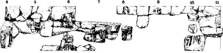 FIG. 2. The front of the Rhamnous base (after Petrakos 1986, fig. 4, p. 96 and pl. 112:3) 