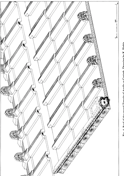 FIG. 4. Roof of the second Temple of Apollo at Corinth. Drawing by K. Iliakis 