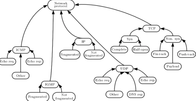 Figure 3. Taxonomy of network protocols based on DoS scenarios.