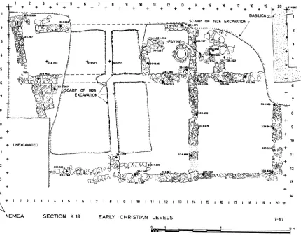 FIG. 2. Section K 19, Early Christian levels 
